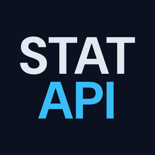 The STAT-API avatar: STAT in white over API in blue, on a dark square